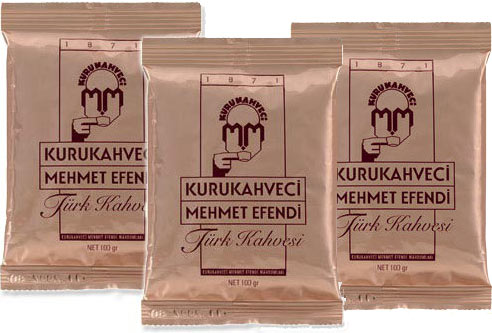 100 г. Кофе по-турецки молотый MEHMET EFENDI  (155.00 Руб)