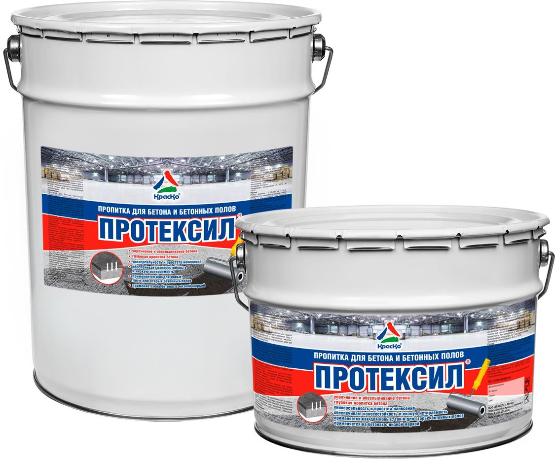 Защита бетонного пола от пыли - пропитка «Протексил»