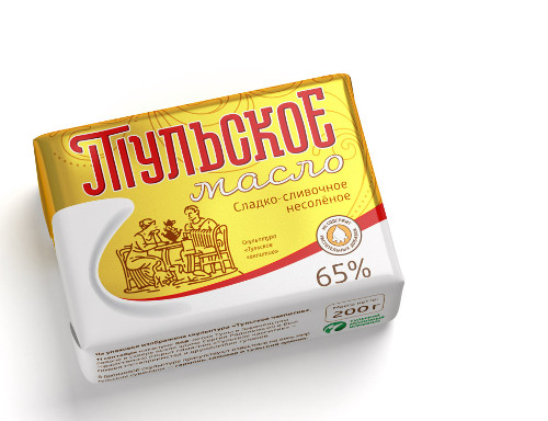 Масло сливочное «Тульское» 65,0% завоевало золотую медаль