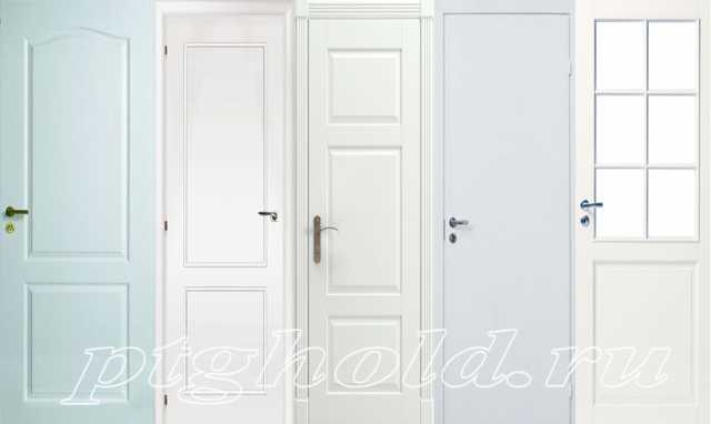 Белые межкомнатные двери, дверные полотна