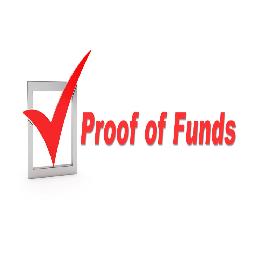 Подтверждение фондов (Proof of Funds - POF) для обеспечения контрактов из ряда иностранных банков